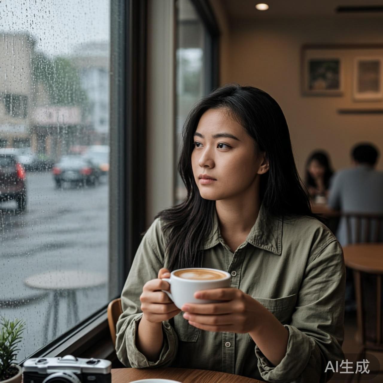 雨中咖啡店