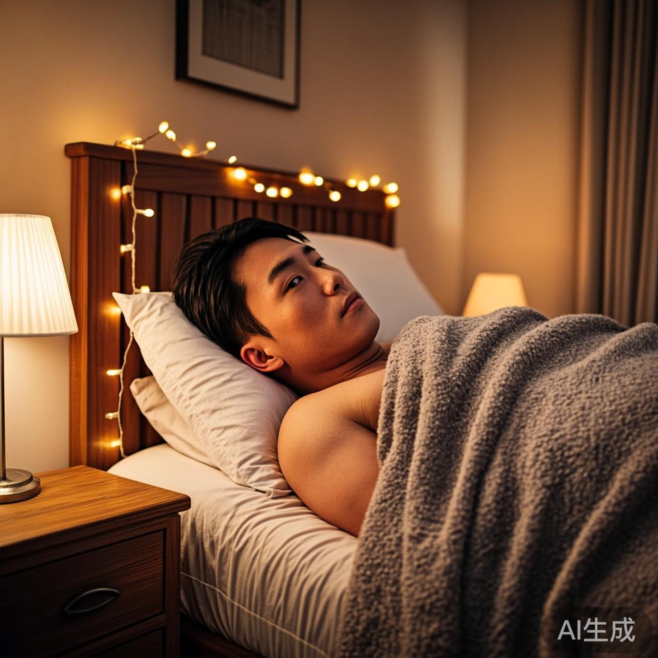 安静独处的温暖夜晚